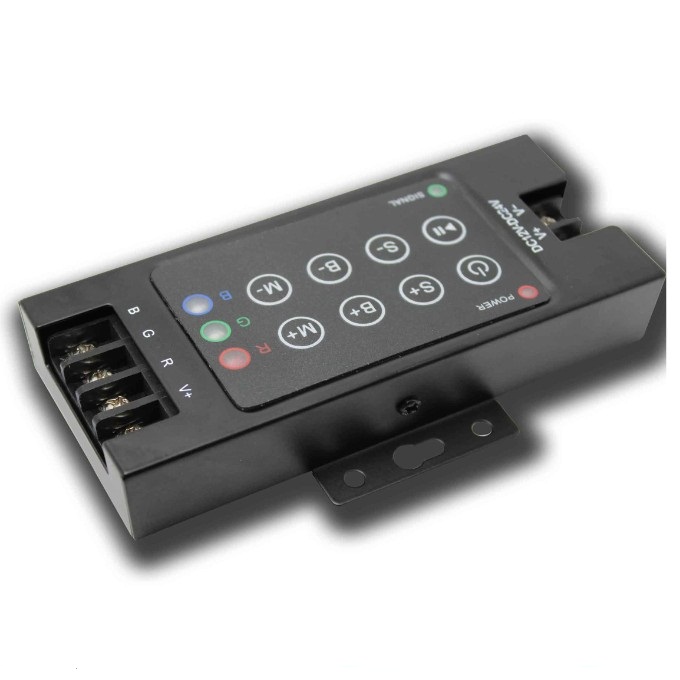 DC5/12/24V Max 30A 10A3CH, Own 8keys LED RGB Wireless RF Remote Controller For Color Change Led Strips DC5/12/24V Max 30A 10A3CH, Own 8keys LED RGB Wireless RF Remote Controller For Color Change Led Strips